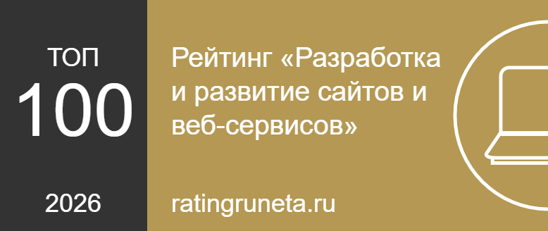 Рейтинг «Разработка и развитие сайтов и веб-сервисов»