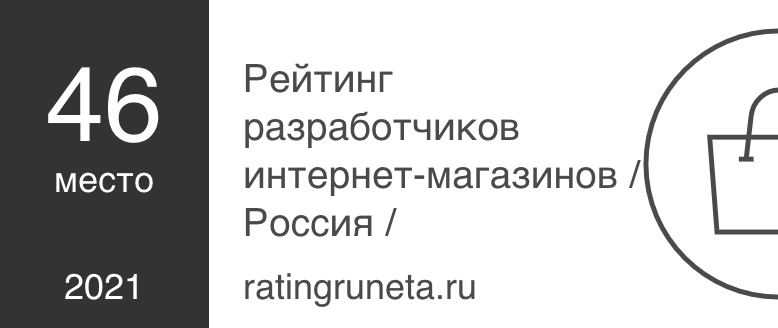 Рейтинг разработчиков интернет-магазинов / Россия / 