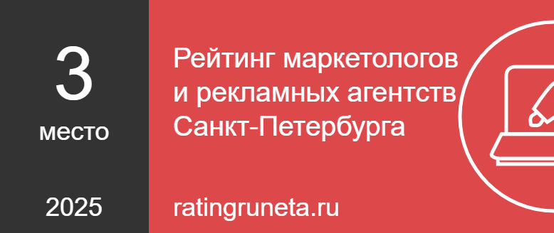 Рейтинг маркетологов и рекламных агентств Санкт-Петербурга