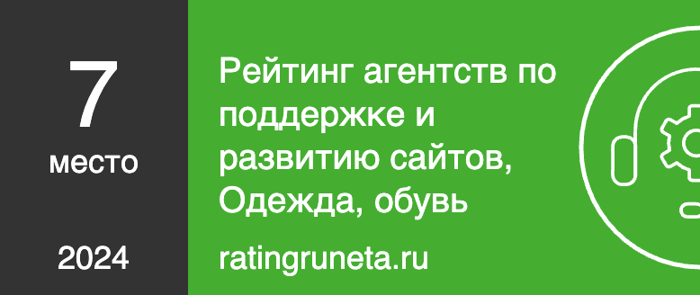 Рейтинг агентств по поддержке и развитию сайтов, Одежда, обувь