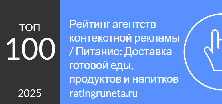 Топ агентств по контекстной рекламе для доставки еды