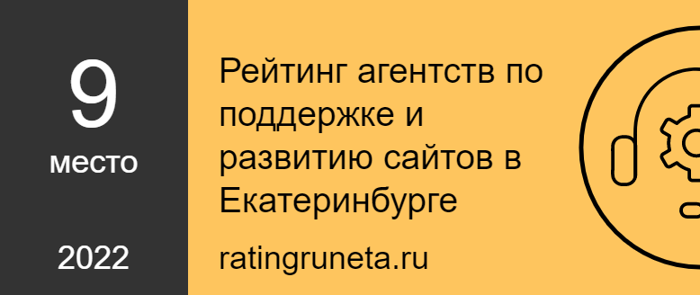 Рейтинг агентств по поддержке и развитию сайтов в Екатеринбурге
