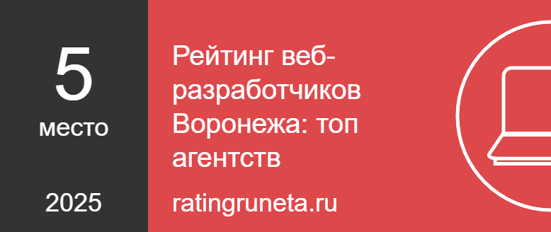 Рейтинг веб-разработчиков Воронежа: топ агентств