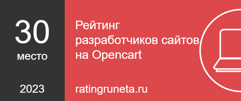 Рейтинг разработчиков сайтов на Opencart