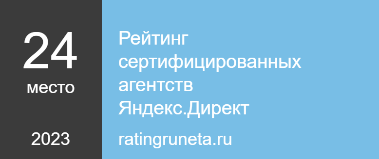 Рейтинг сертифицированных агентств Яндекс.Директ